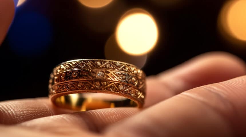 como saber si un anillo es de oro